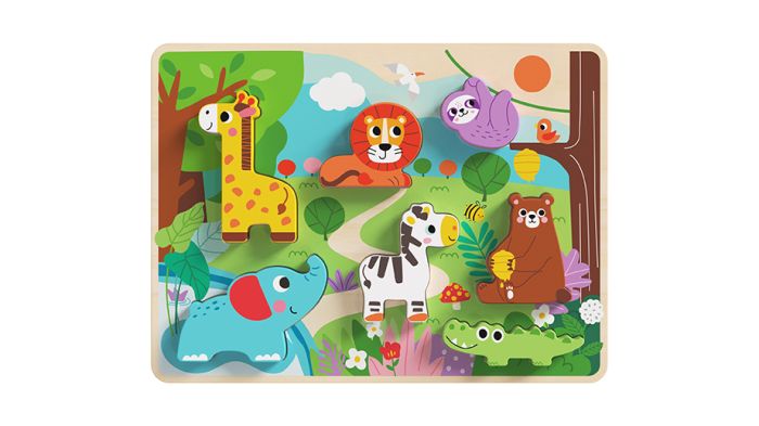 Wooden Chunky Animal Puzzle