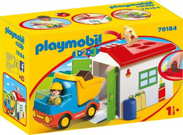 Playmobil 1.2.3 Garbage Truck - 70184