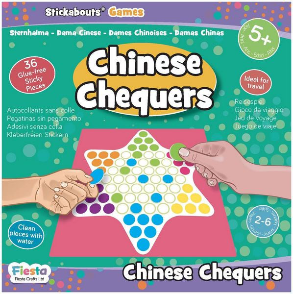 Chinese Chequers - Stickabouts® Game - travel game