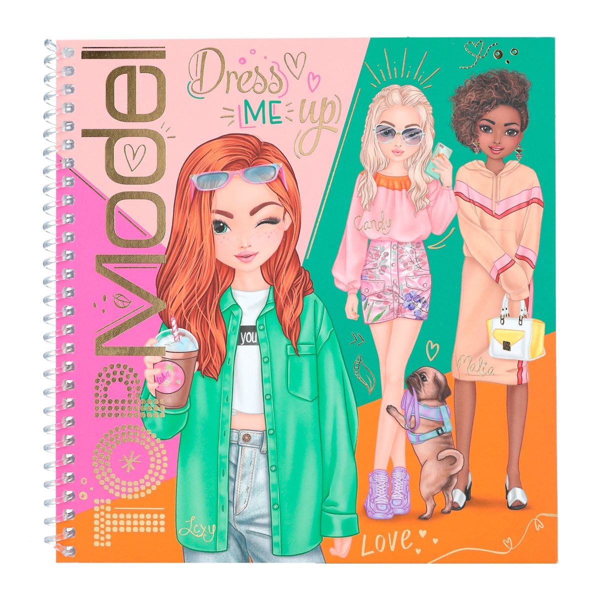 TOPModel Dress Me Up sticker book with Lexy, Candy & Malia – Giddy