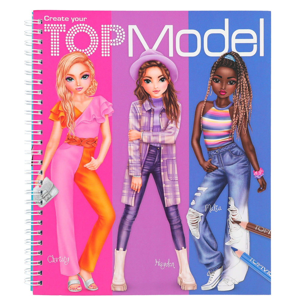 TOPModel Fashion Design Book - Christy, Hayden & Malia
