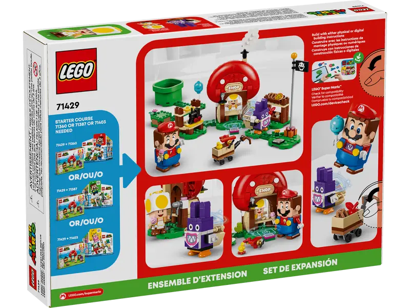 Super mario building set shop
