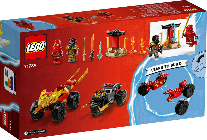 Lego Ninjago - Kai and Ras's Car and Bike Battle 71789