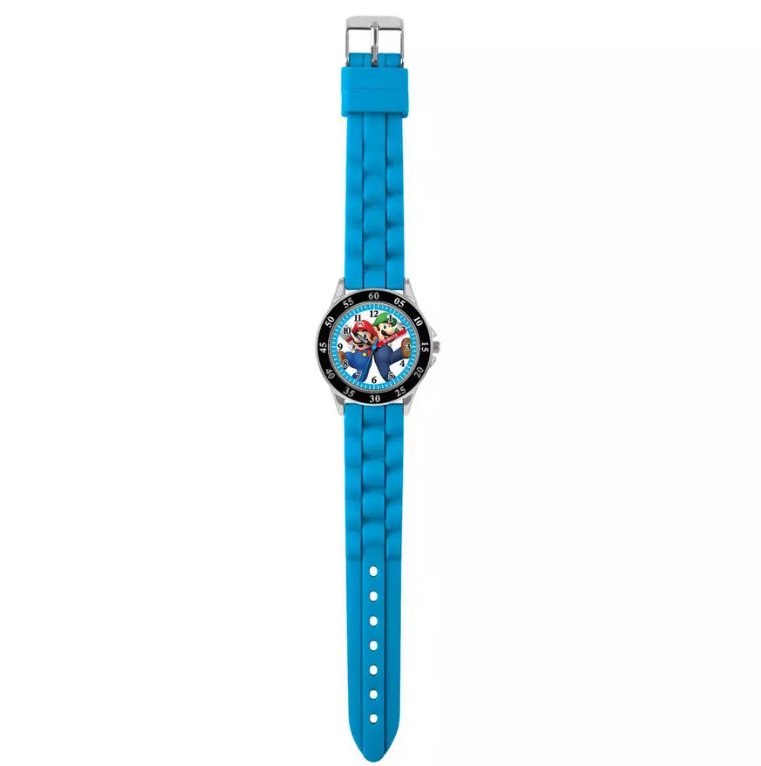 Nintendo Mario Blue Time Teacher Watch