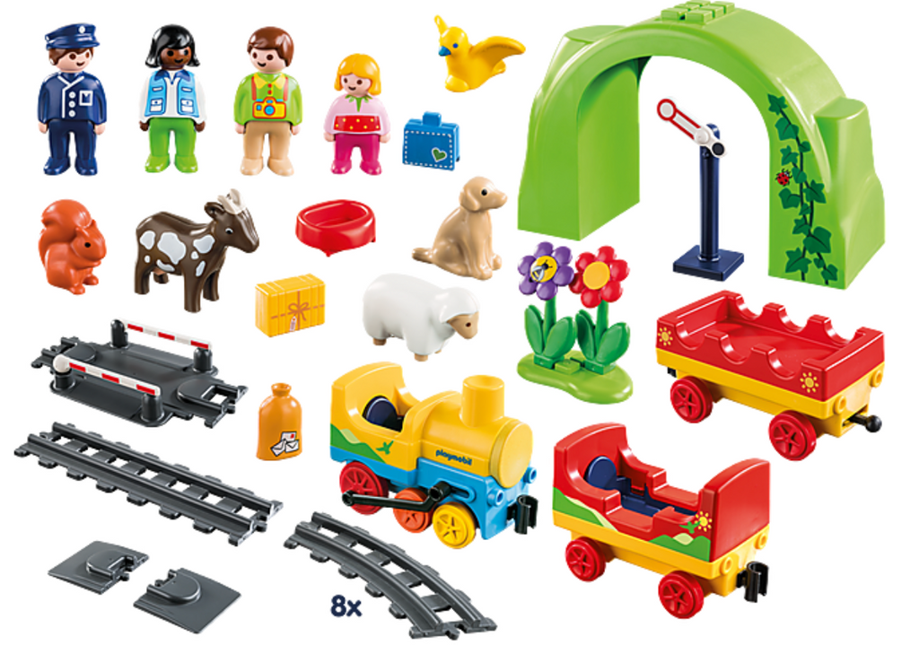 Playmobil - 1.2.3 My First Train Set 70179