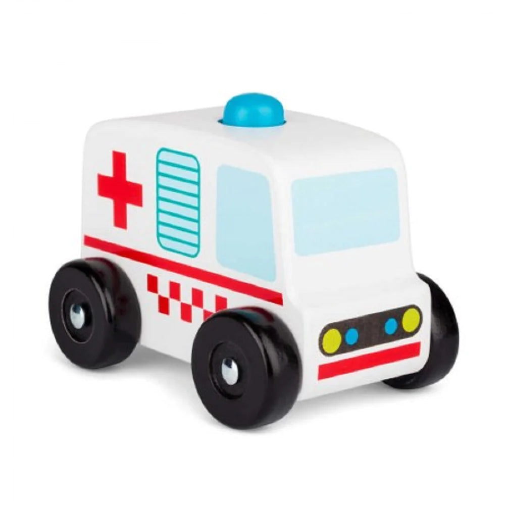 Wooden Sound & Play Ambulance