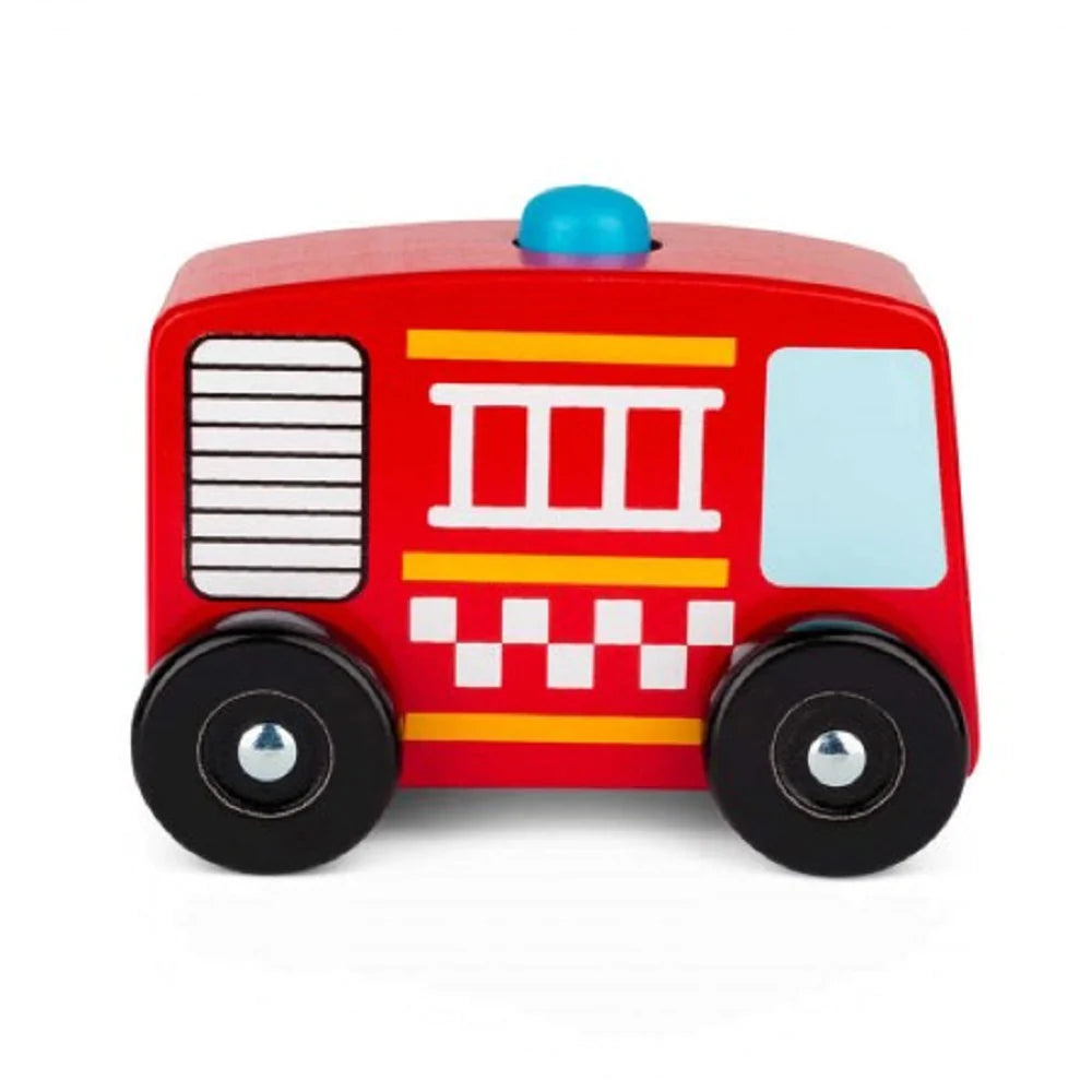 Wooden Sound & Play Fire Engine