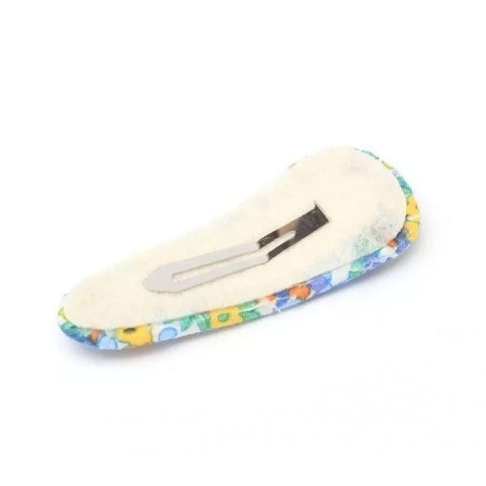 Children's Hair Clips - Floral Fabric