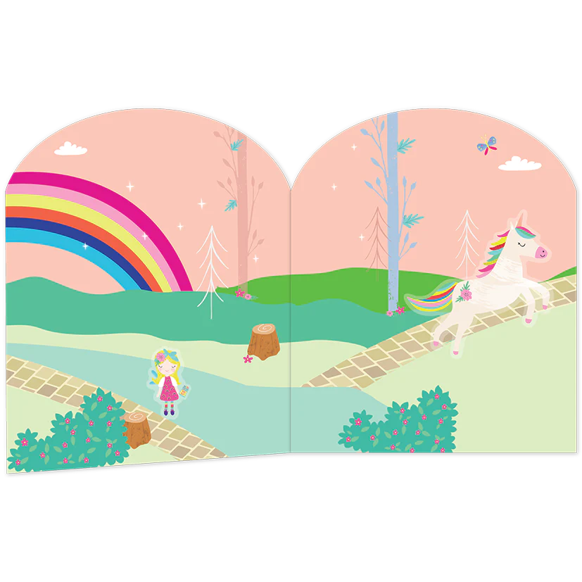 Stick & Play: Rainbow Fairy -  Reusable sticker set