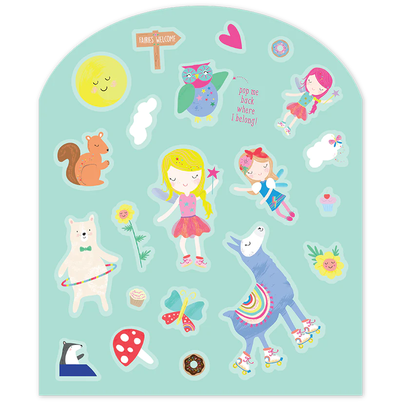 Stick & Play: Rainbow Fairy -  Reusable sticker set