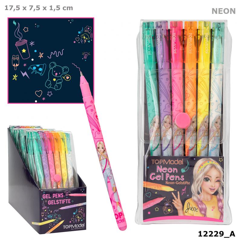 TOPModel Neon Gel Pens