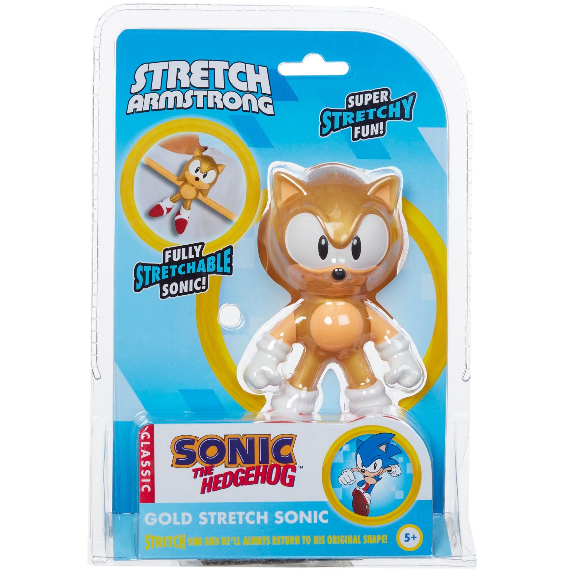 Action Figures Boneco Sonic The Hedgehog Gold Classic Heroes Of