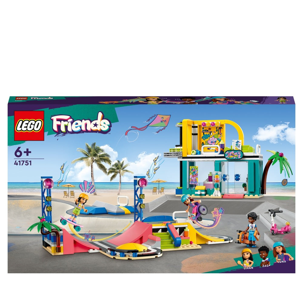 LEGO Friends Skate Park with Mini Skateboard Toys 41751