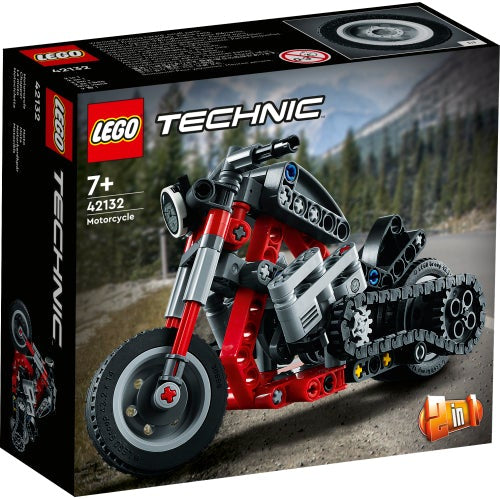LEGO Technic Motorcycle 2 in 1 Toy Model Building Set 42132
