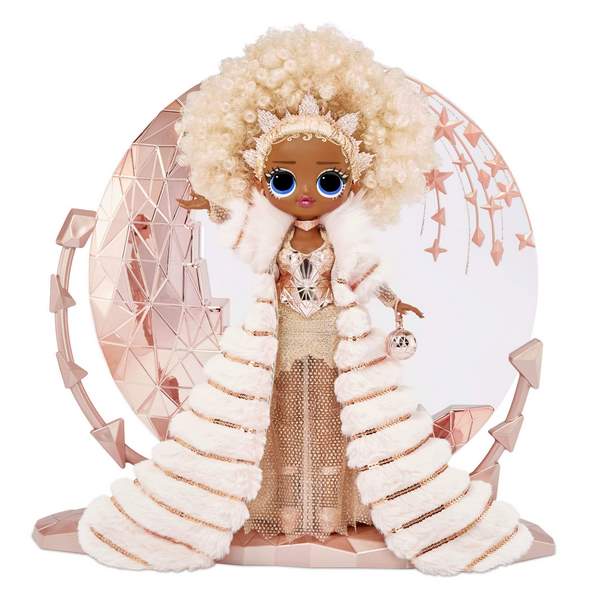 LOL Surprise Holiday OMG 2021 Collector NYE Queen Fashion Doll with Gold Fashions and Accessories