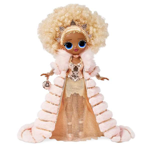 LOL Surprise Holiday OMG 2021 Collector NYE Queen Fashion Doll with Gold Fashions and Accessories