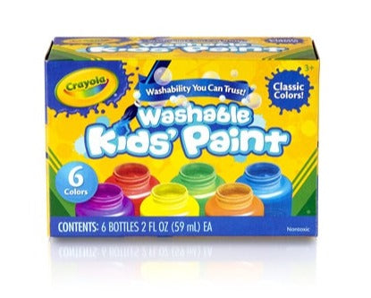 6 Washable Kid's Paint by Crayola
