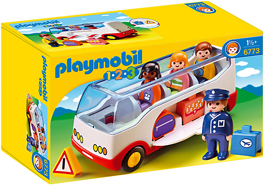 Playmobil 1.2.3. Airport Shuttle Bus - 6773