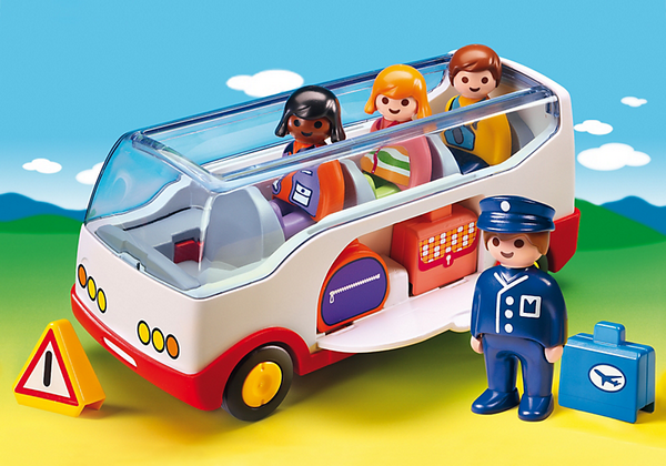 Playmobil 1.2.3. Airport Shuttle Bus - 6773