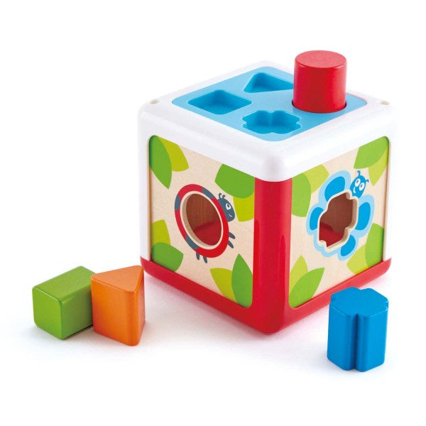 Shape Sorting Box - wooden shape sorter