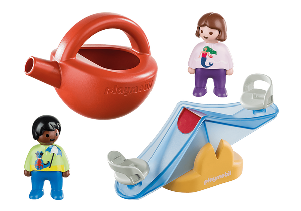 Playmobil 1.2.3. Water Seesaw with Watering Can -  70269