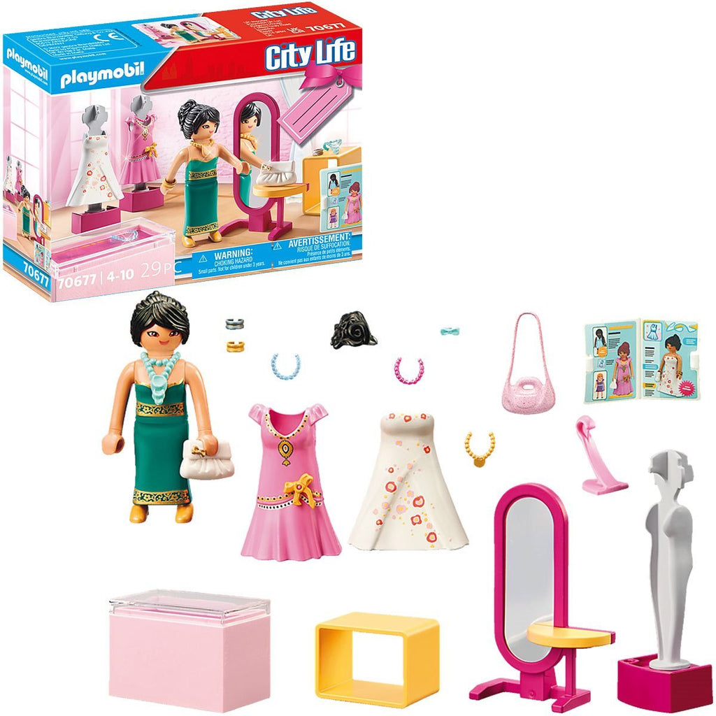 Playmobil City Life - Fashion Boutique Gift Set:  70677