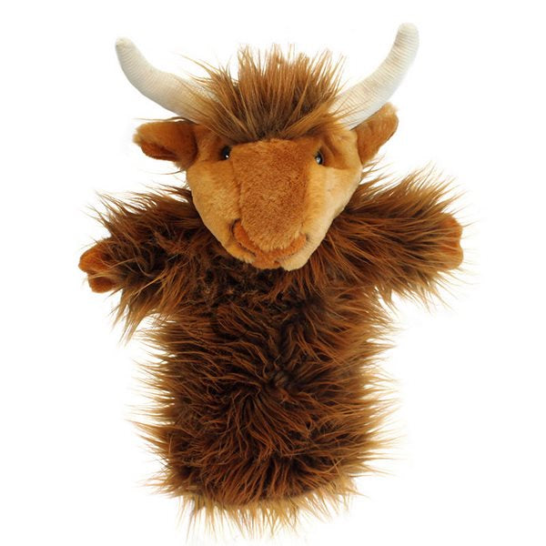Highland Cow Long Sleeve Glove Puppet
