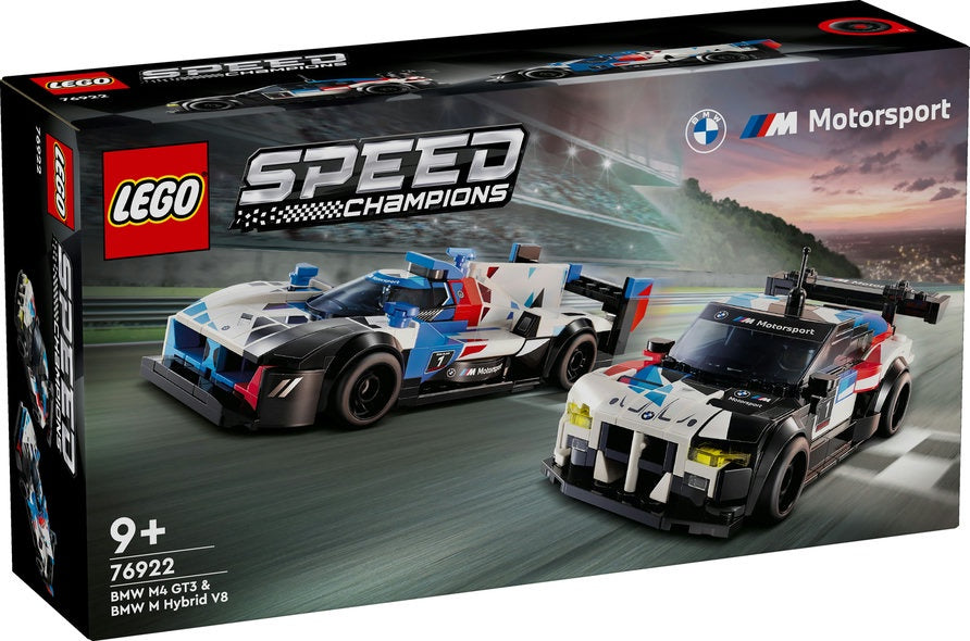 Lego Speed Champions - BMW M4 GT3 &amp; BMW M Hybrid V8 Race Cars 76922