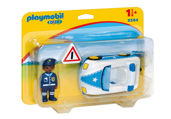1.2.3. Police Car - 9384 Giddy Goat Toys