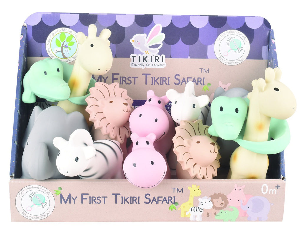 My 1st Tikiri Safari  Animal Rattle & Bath Toys