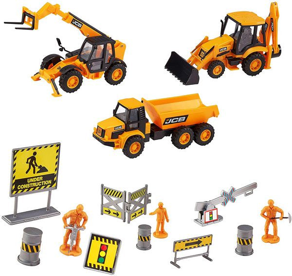 JCB Construction Toy + Accessories