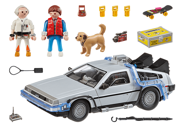 Back to the future top delorean toy