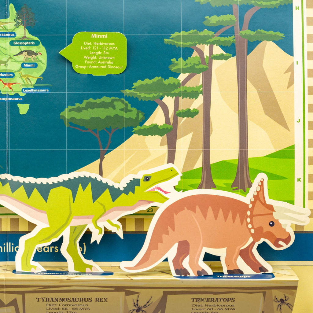 Create Your Own Dinosaur Timeline & World Map