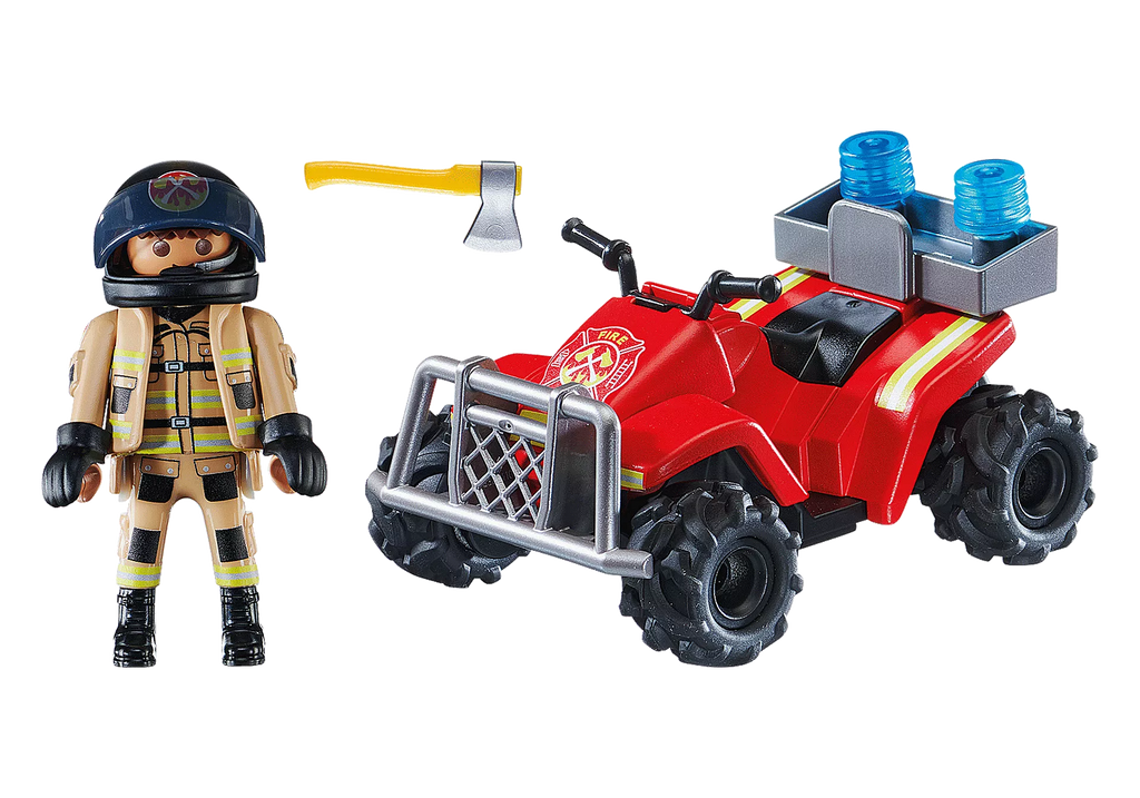 Playmobil City Action Fire Rescue Quad 71090 Giddy Goat Toys
