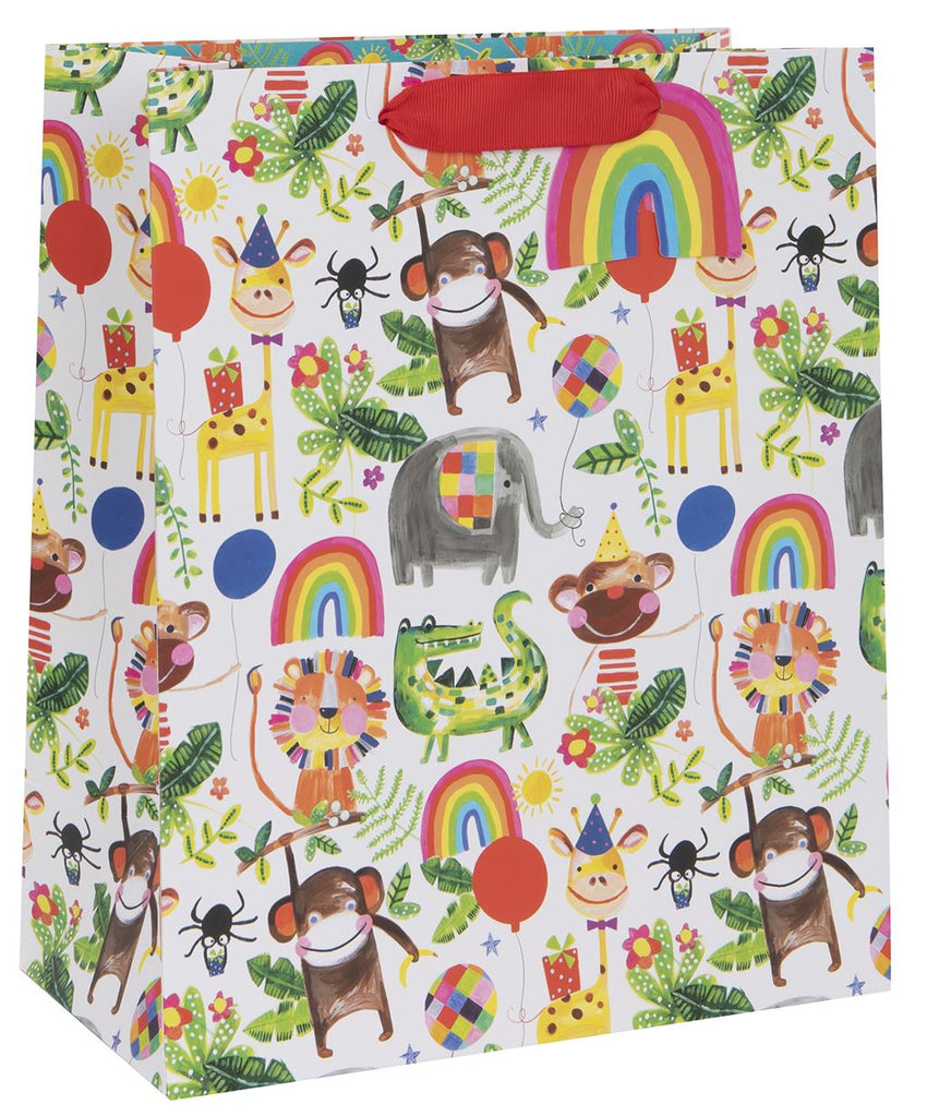 Large Gift Bag - Jungle Animals