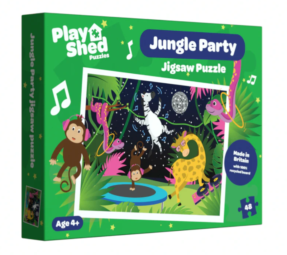 JUNGLE PARTY JIGSAW PUZZLE BY PLAY SHED PUZZLES