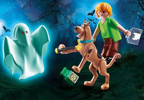 Playmobil  SCOOBY-DOO! Scooby and Shaggy with Ghost - 70287