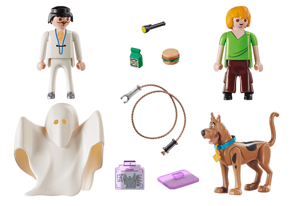 Playmobil  SCOOBY-DOO! Scooby and Shaggy with Ghost - 70287