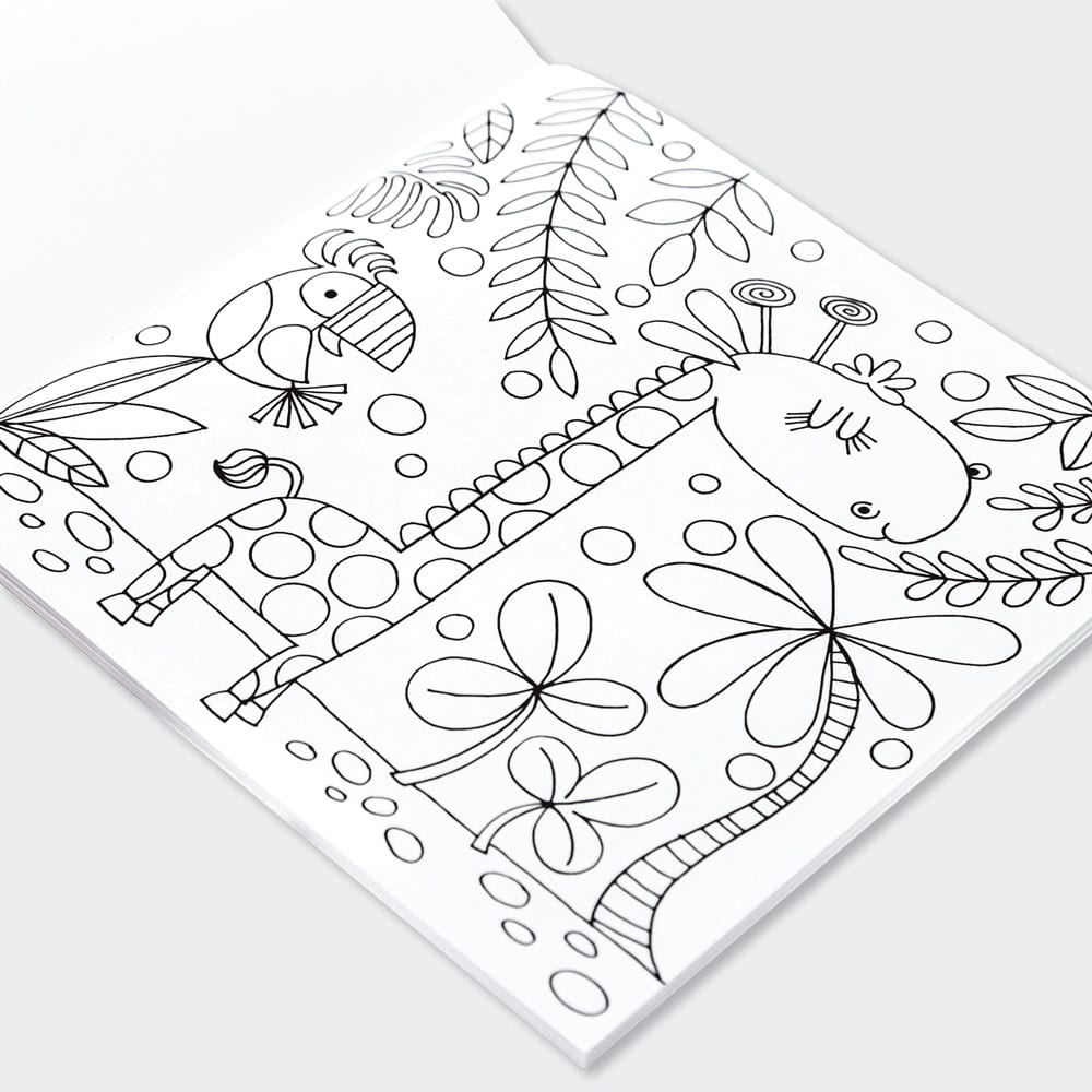 Tropical Adventure Colouring Book