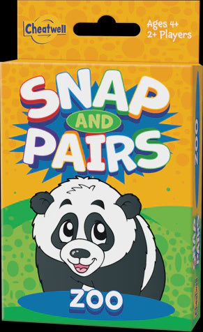 Snap and Pairs Card Game: Zoo