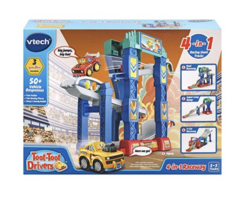 Toot-Toot Drivers® 4-in-1 Raceway