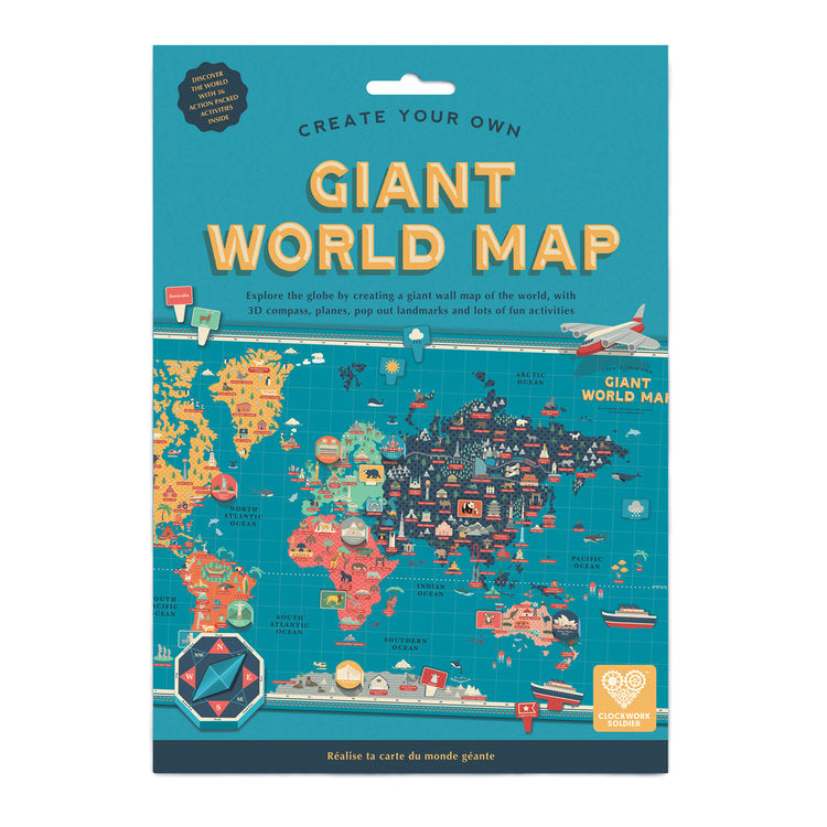 Create Your Own Giant World Map