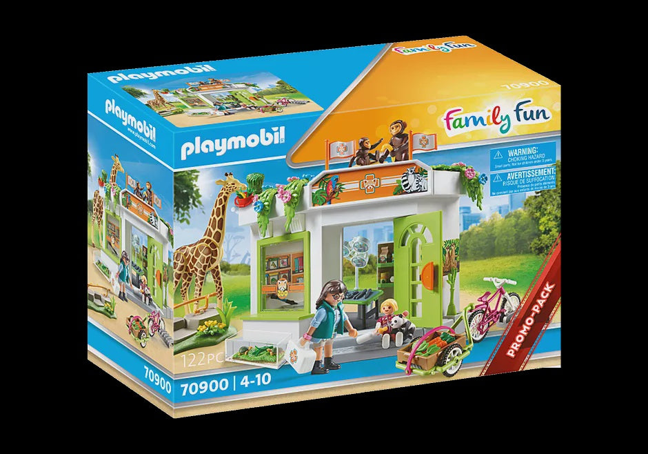 Playmobil Family Fun - Zoo Veterinary Practice: 70900