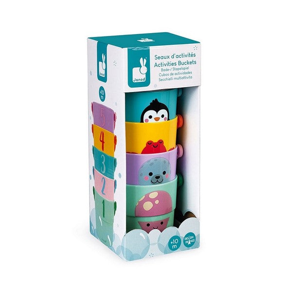 Activity Buckets Bath Toy