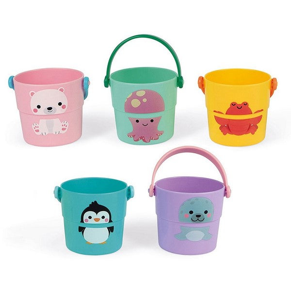 Activity Buckets Bath Toy