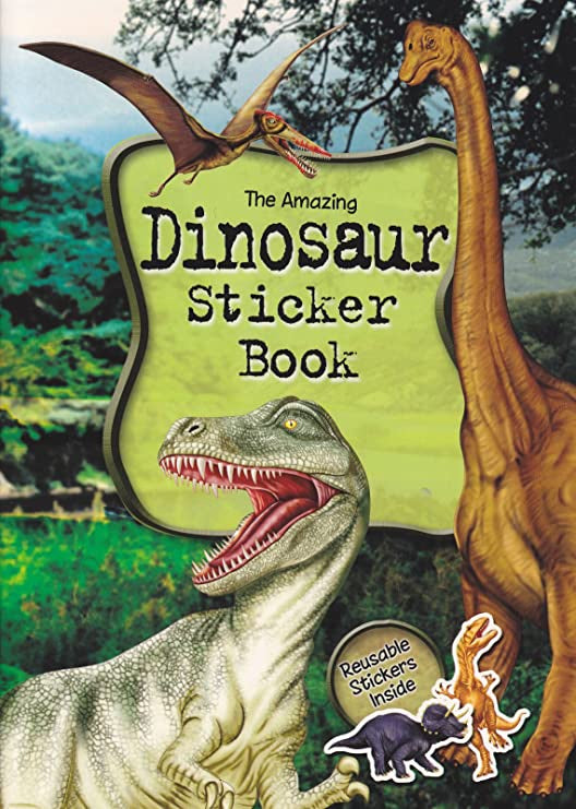Dinosaur sticker book