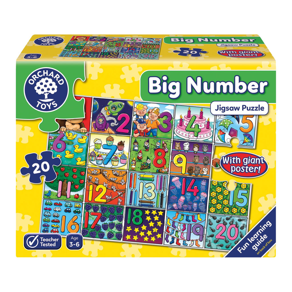 Big Number Jigsaw Puzzle by Orchard Toys