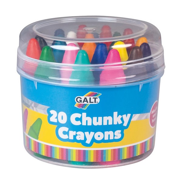 Chunky Wax Crayons - 20 crayons for toddlers
