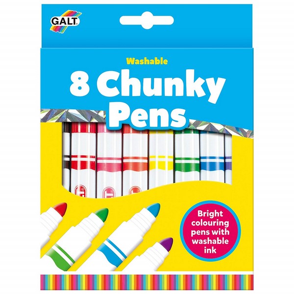 Felt Tip Pens - Galt 8 Chunky Colouring Pens