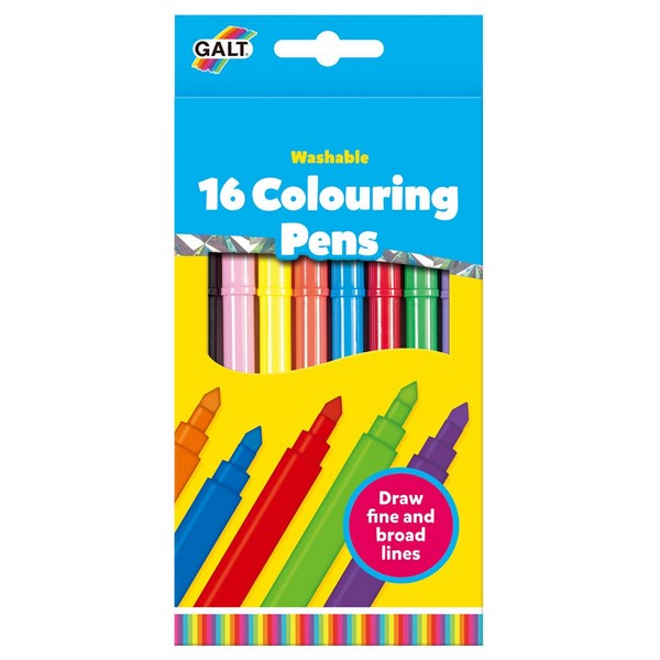 Felt Tip Pens - Galt 16 Colouring Pens